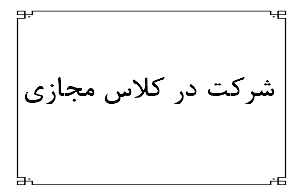 شرکت در کلاس مجازی